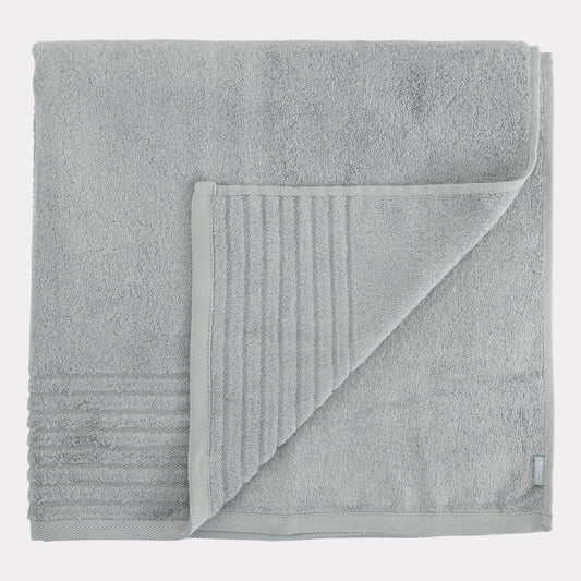 Bambuni bambu strandhandduk 100x150 ljusgrå