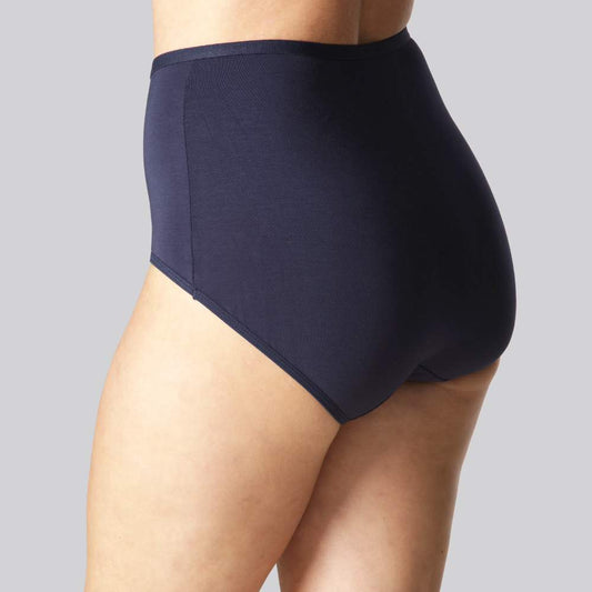 Marinblå maxitrosor i bambu