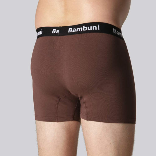 Bambutrosor i vinrött