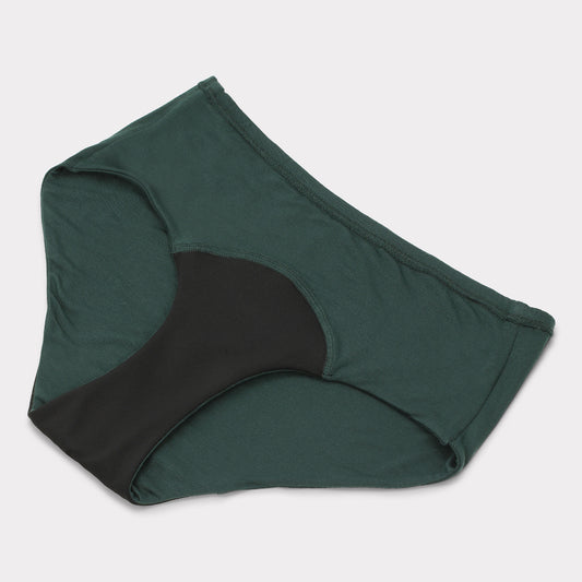 Bambuni bambu inkontinenstrosor i grönt för kvinnor