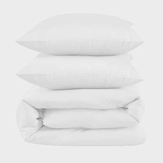 Bambu dubbelsängkläder i vitt från Bambuni