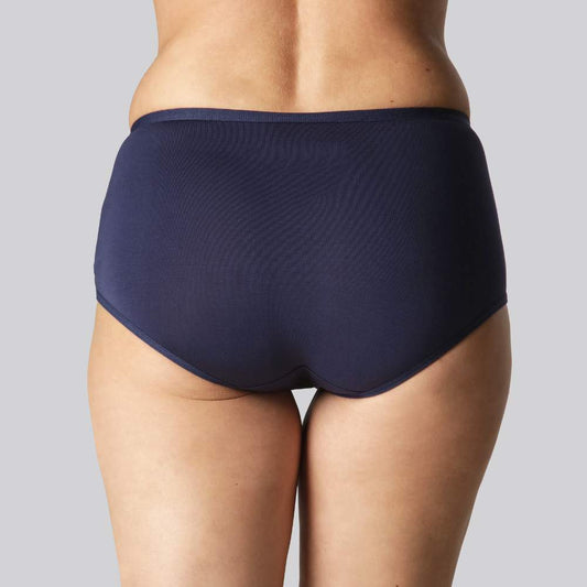 Marinblå hipstertrosor i bambu