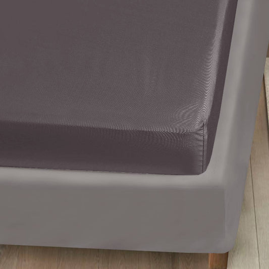 Bambu-dra-på-lakan i antracitgrått