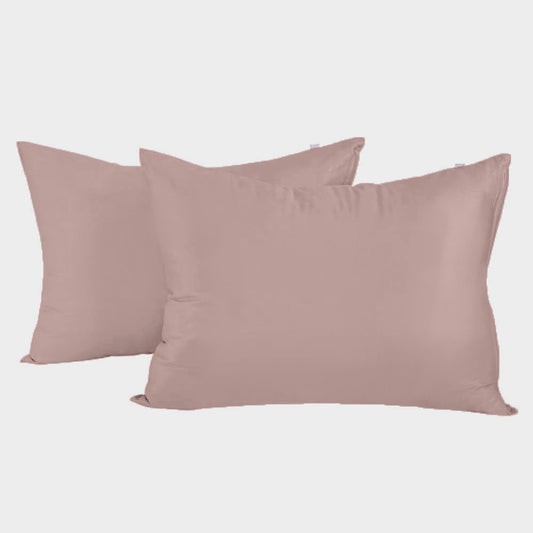 Örngott i bambu 50x70 i gammalrosa