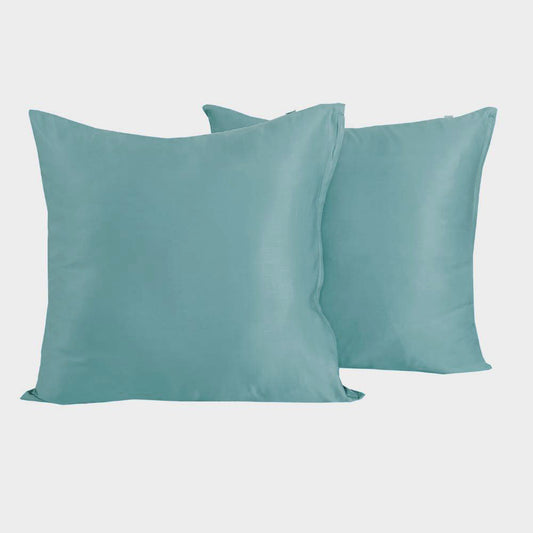 Örngott i bambu 60x63 i havsblått