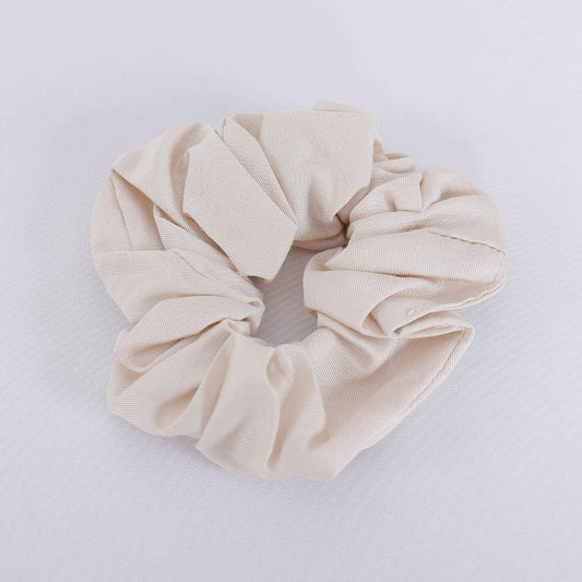 Bambu scrunchie i beige