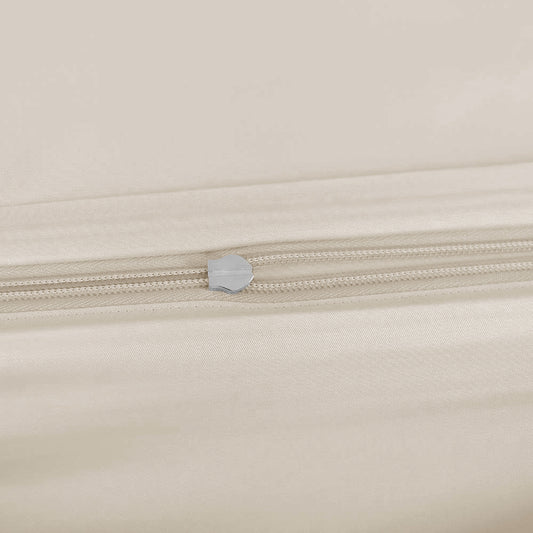 Bambusängkläder i beige från Bambuni