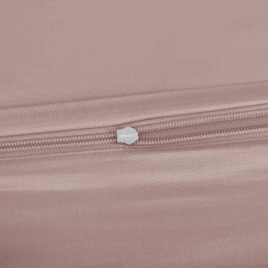 Bambusängkläder i gammalrosa från Bambuni