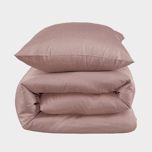 Bambusängkläder i gammalrosa från Bambuni