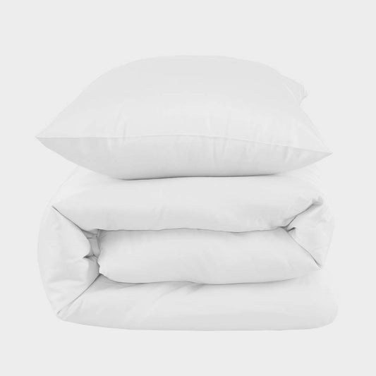 Bambusängkläder i vitt från Bambuni