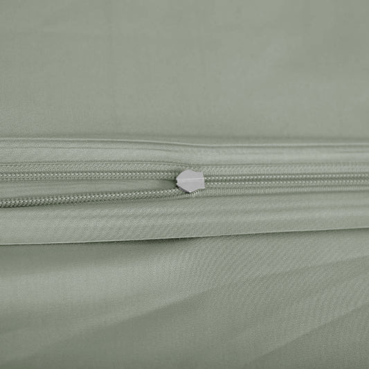 Bambusängkläder i olivgrönt från Bambuni