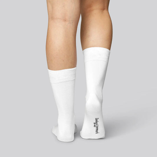 Vita bambusockor för kvinnor, 10-pack