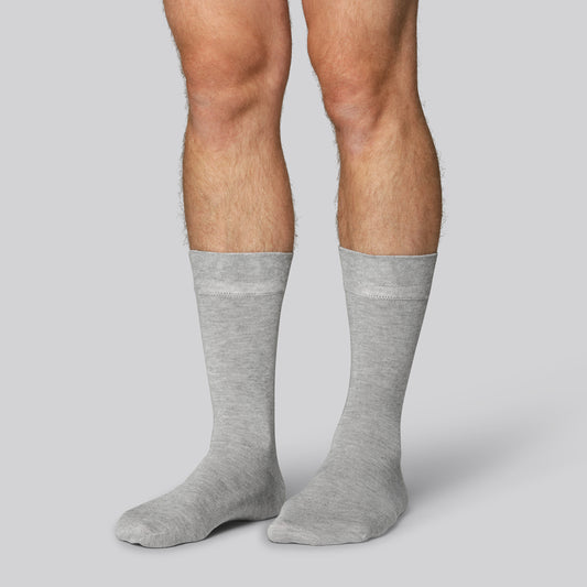 Bambusockor i grått för män