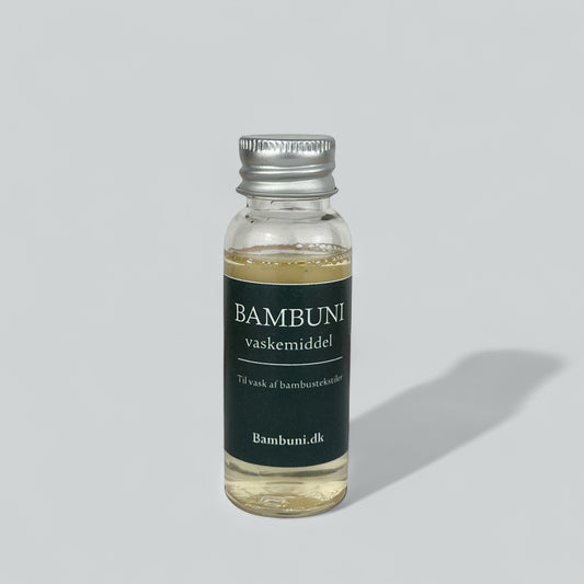Bambuni bambutvättmedel i resestorlek
