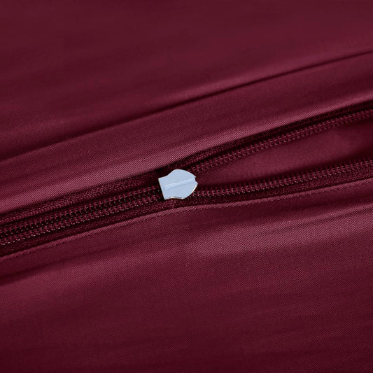 Bambu sängkläder i vinröd från Bambuni