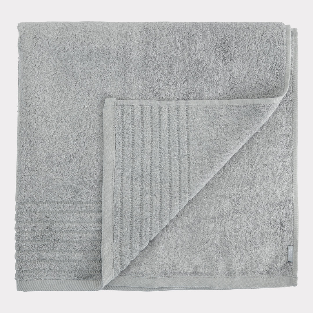 Bambuhandduk ljusgrå från Bambuni