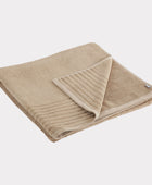 Bambuni bambu strandhandduk 100x150 sand
