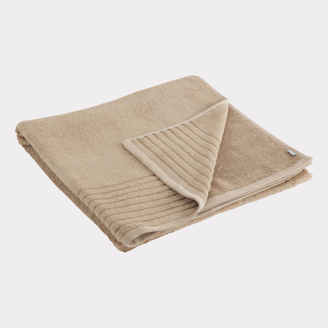 Bambuni bambu strandhandduk 100x150 sand