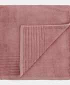 Bambuni bambu strandhandduk 100x150 i rött