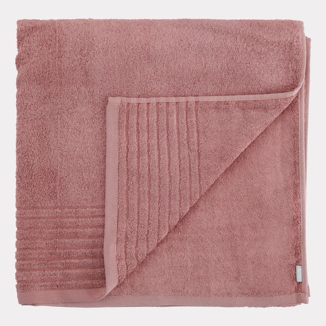 Bambuni bambu strandhandduk 100x150 i rött