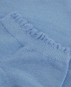 Ankelstrumpor i bambu med vågiga ribbade kanter för kvinnor