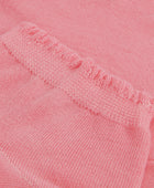 Ankelstrumpor i bambu med vågiga ribbade kanter för kvinnor