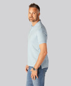 Bambupolo i ljusblått för män