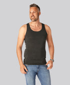 Bambuundertröja slim fit i antracitgrå för män