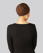 Klassisk brun bambuturban för damer