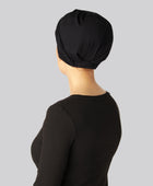 Svart tvinnad turban i bambu för kvinnor