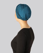 Blå, vriden turban i bambu för kvinnor