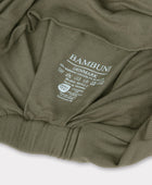 Olivgrön tvinnad bambuturban för kvinnor