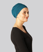 Klassisk blå bambuturban för damer