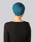 Klassisk blå bambuturban för damer