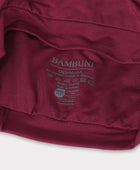 Klassisk bambuturban i vinröd för kvinnor