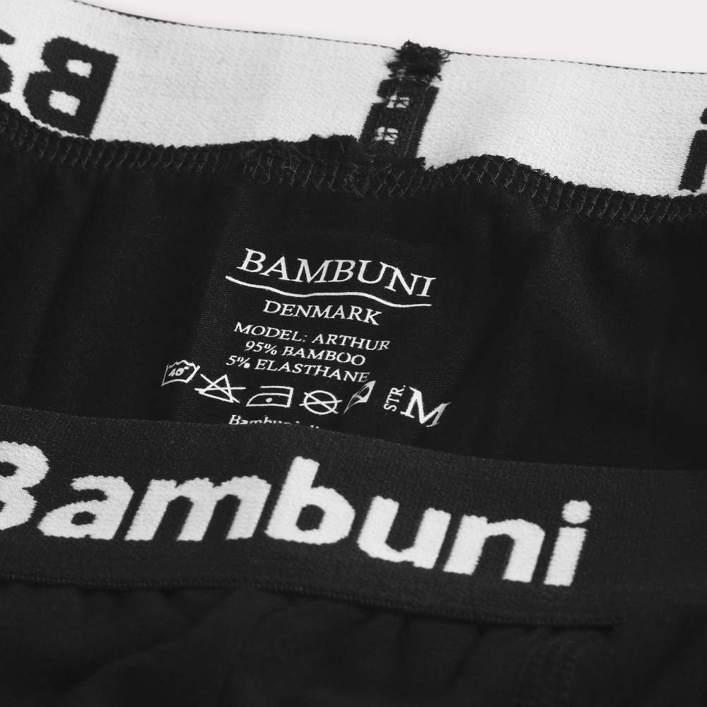 Svarta bambuunderbyxor