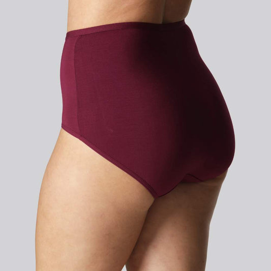 Bambu maxitrosor i vinrött