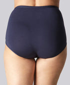 Marinblå maxitrosor i bambu