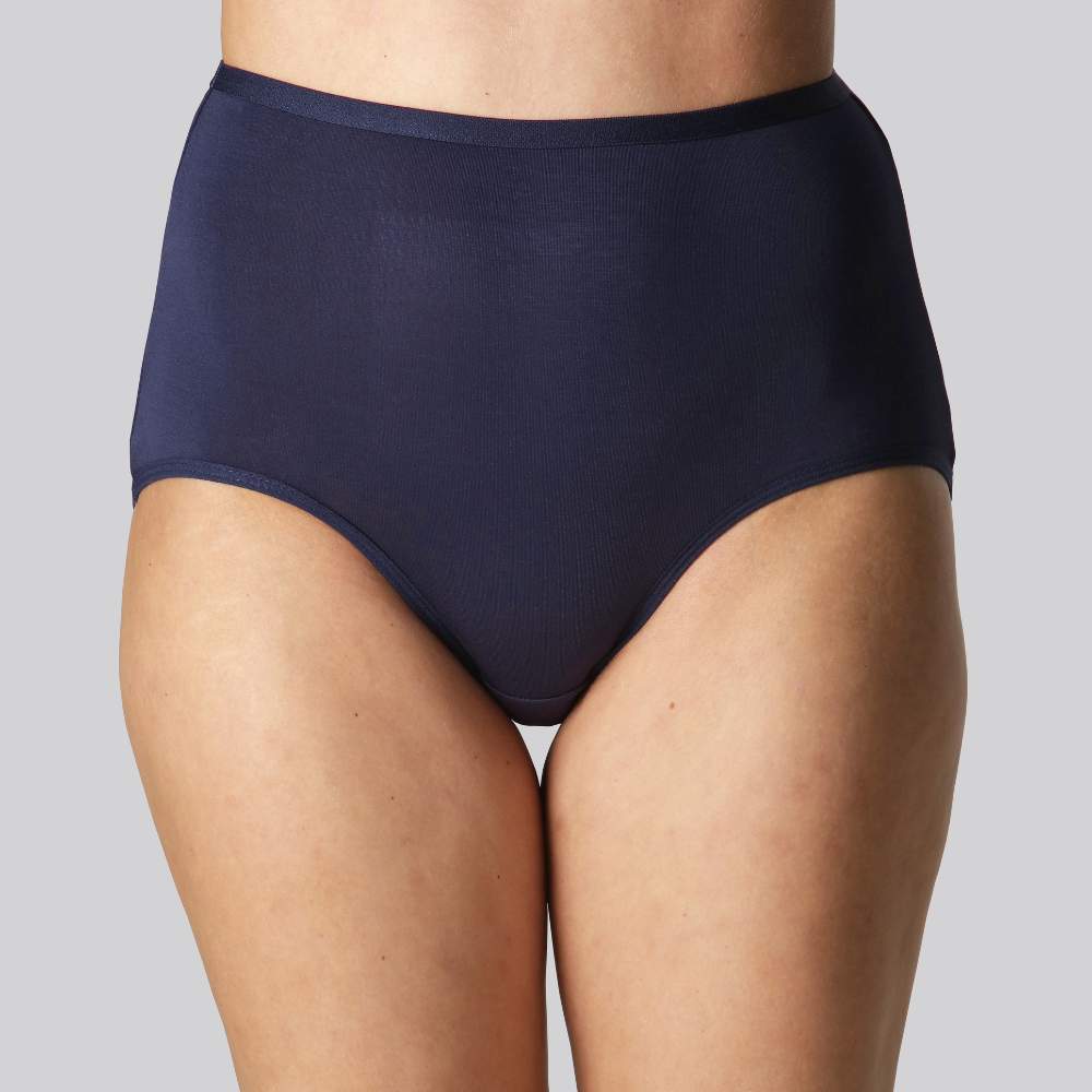 Marinblå maxitrosor i bambu