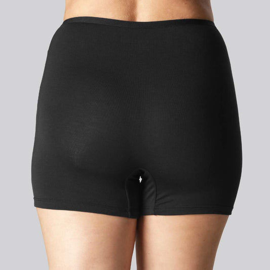 Svarta bambu hotpants