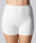 Bambu hotpants i vitt