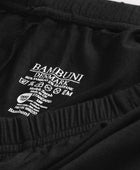 Svarta nattshorts i bambu för kvinnor