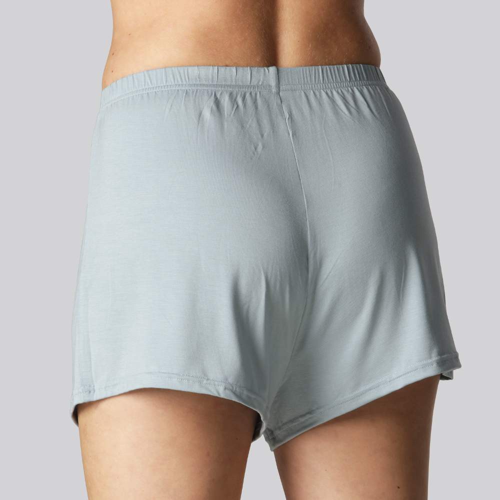 Nattshorts i ljusblått för kvinnor i bambu