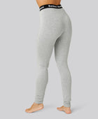 Bambuleggings i grått för kvinnor