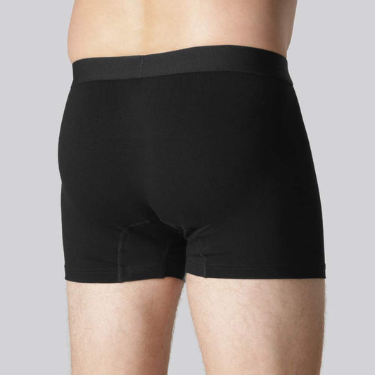 Svarta bambukalsonger med svart resår