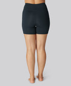 Marinblå träningsshorts i bambu för damer