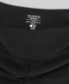 Svarta träningsshorts i bambu för kvinnor