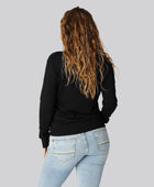 Svart bambukofta för kvinnor