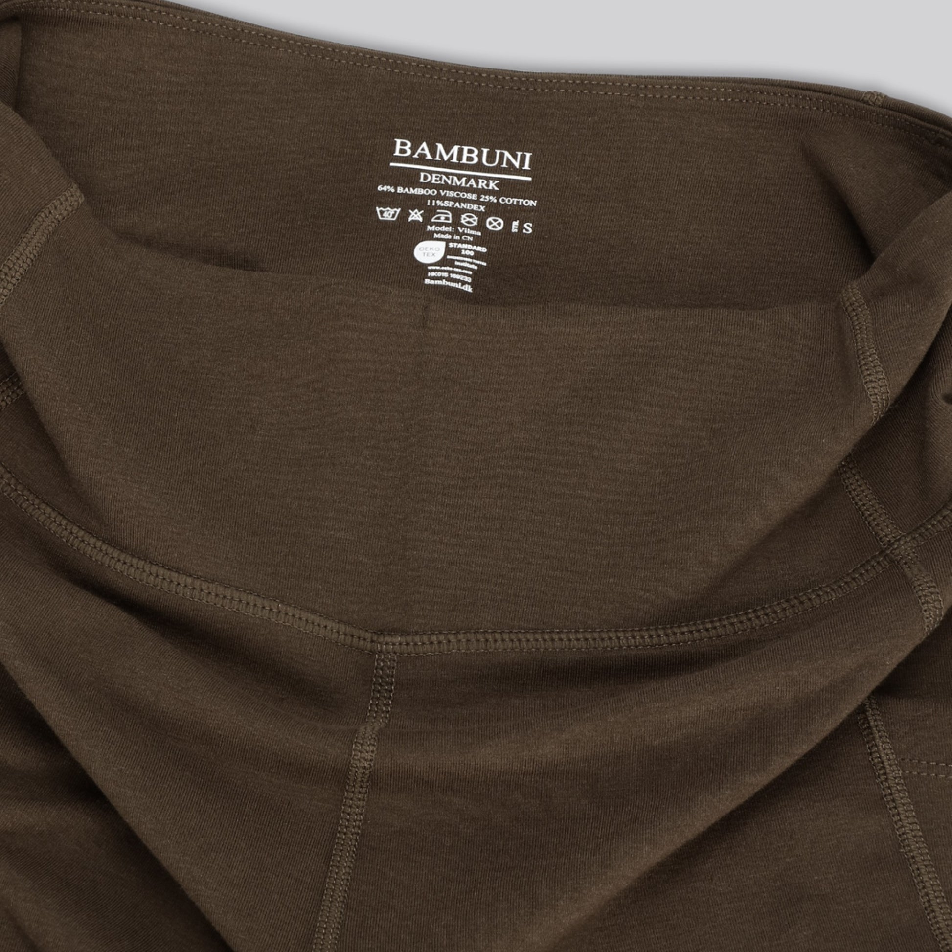 Bruna 3/4-tights i bambu för damer