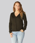 Brun bambukofta för kvinnor